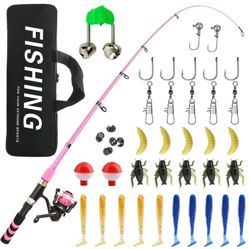 Kids Adult Beginner Fishing Ro - Saltwater Line review and price