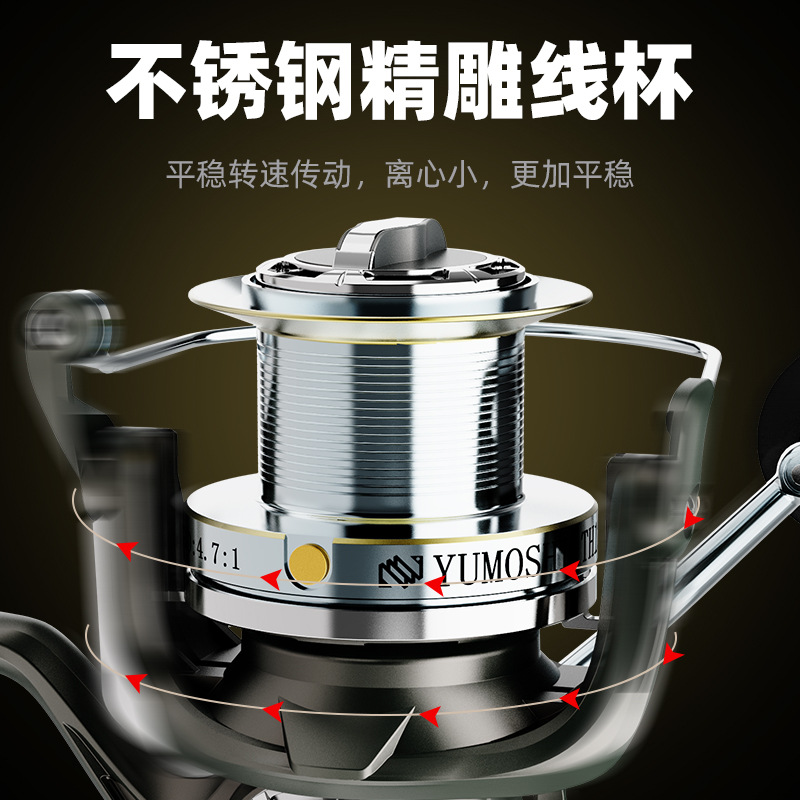Metal Spinning Fishing Reel Lo - Ice Fishing Line review and price