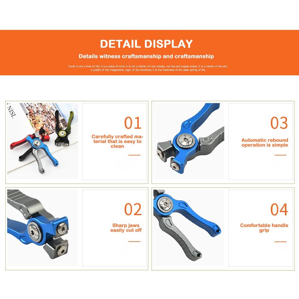Aluminum Alloy Fishing Pliers  - Fishing Line Cutter review and price