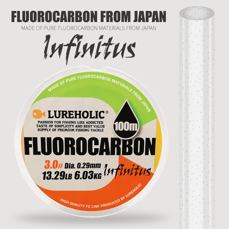 Lureholic Infinity Utra Soft 1 - Fluorocarbon Line review and price