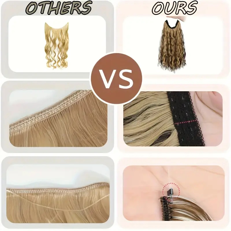 18Inch Synthetic Long Wavy Cul - Monofilament Line review and price