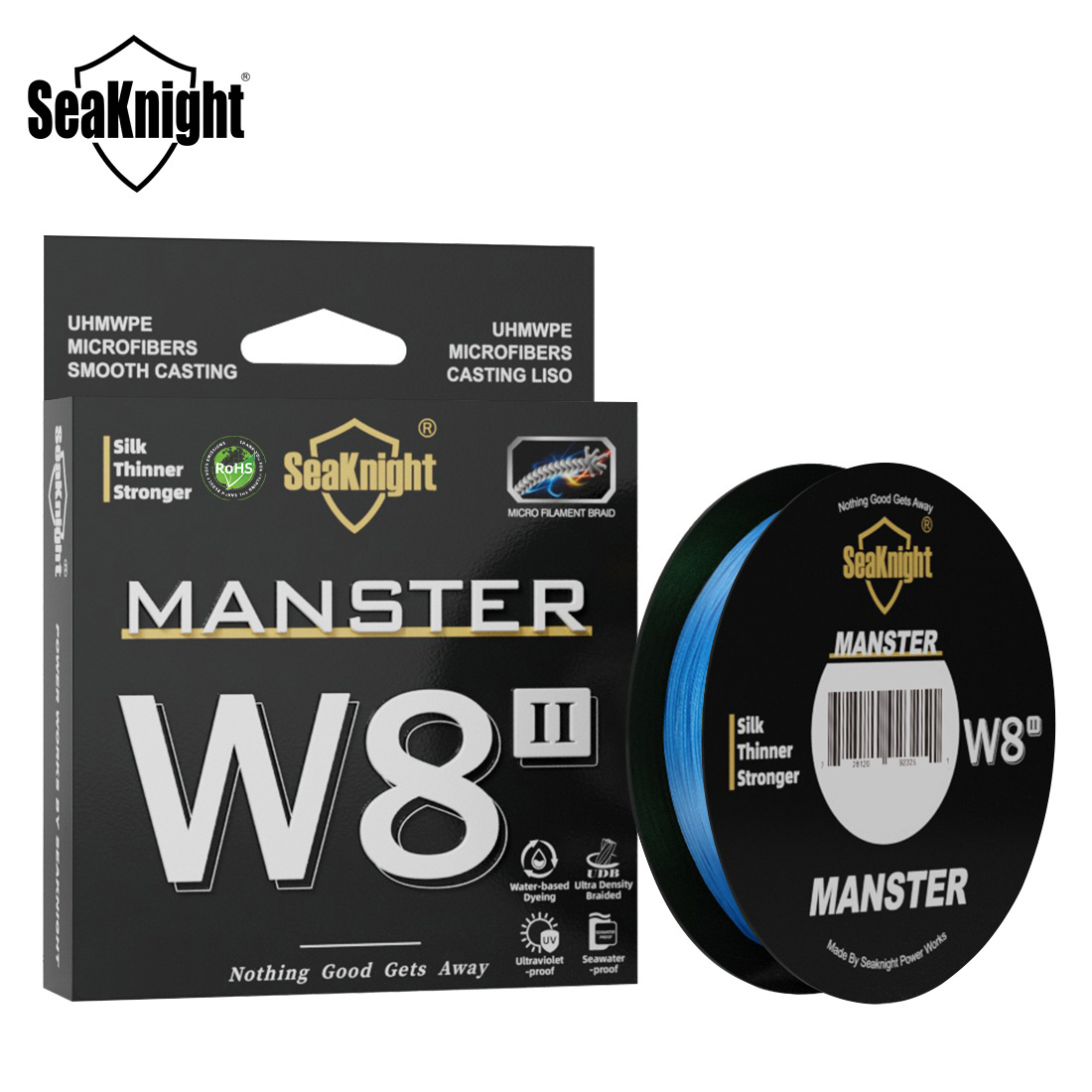 SeaKnight Brand W8 II 300M PE  - Ice Fishing Line review and price