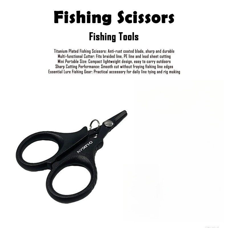 1Pc Titanium Coated Rustproof  - Fishing Line Cutter review and price