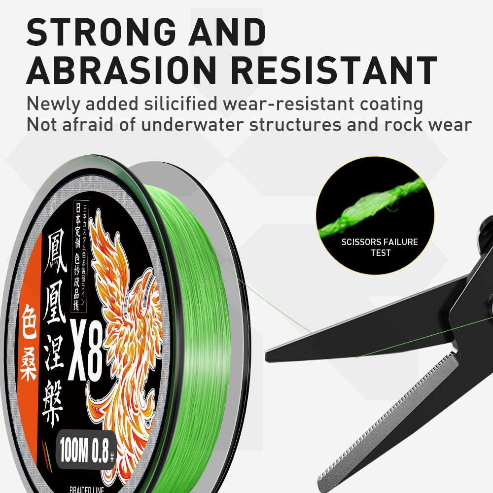 ZUKIBO Phoenix 8 Strand PE Bra - Ice Fishing Line review and price