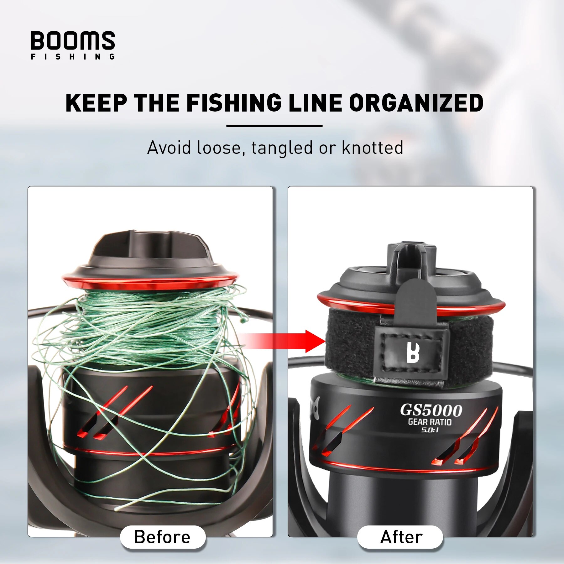 Booms Fishing SB1 4Pcs Spinnin - Fishing Line Box review and price