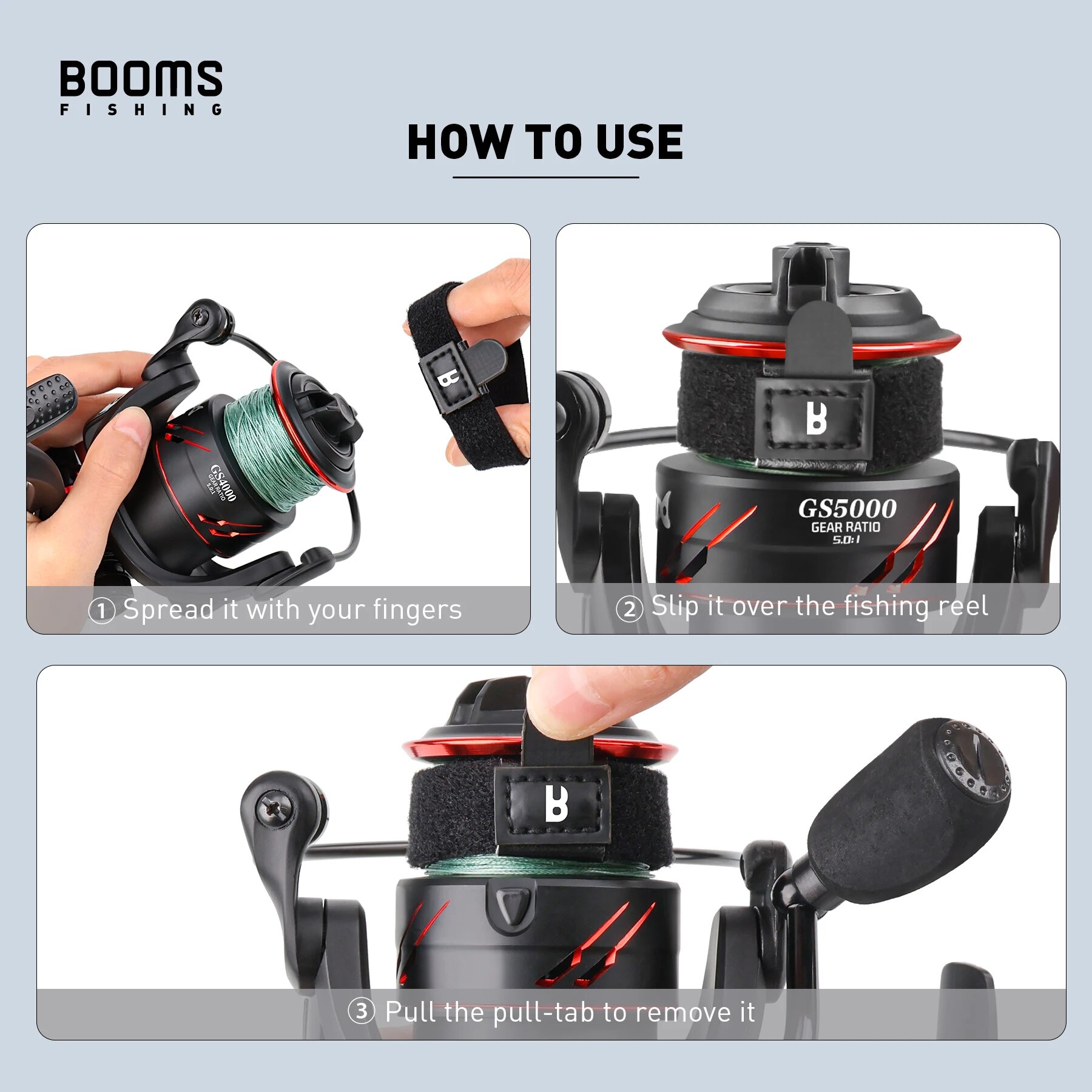Booms Fishing SB1 4Pcs Spinnin - Fishing Line Box review and price